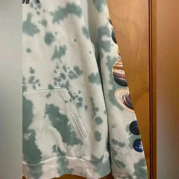 Hyper Space NASA Tie Dye Hoodie Size Large EUC - Picture 10 of 15